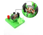 Direct Current Motor Model with Fan Physical Circuit Experiment Kid Educate Toy