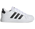 Adidas Boys' Grand Court Lifestyle Tennis Sneakers - Cloud White/Core Black
