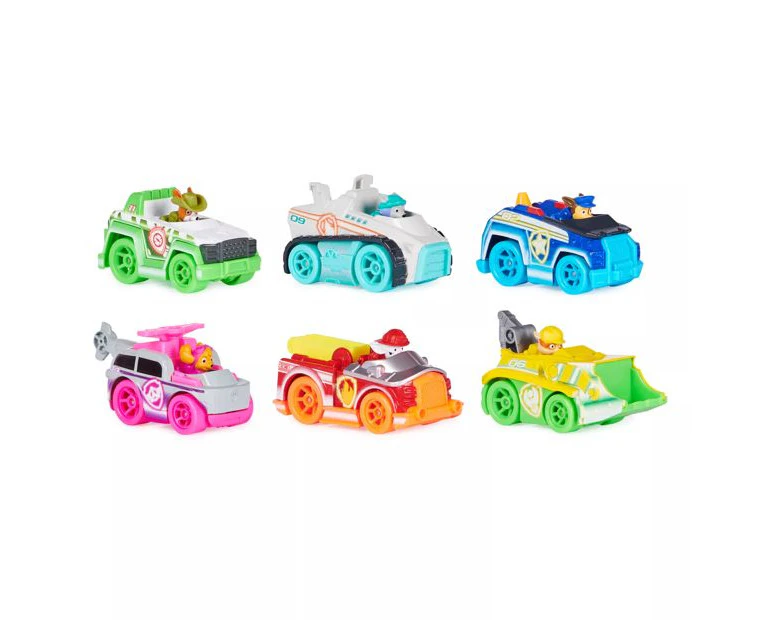 Spin Master Paw Patrol True Metal Neon Gift Pack Rescue Vehicles Kids Toy 3+