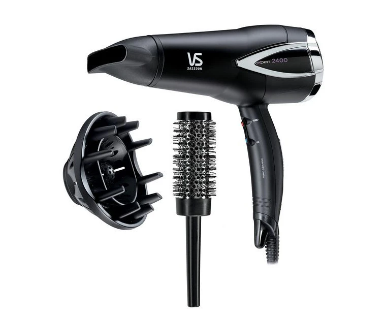 VS Sassoon VSD361A Expert Turbo Hair Dryer/Hairdyer w/Ceramic Tourmaline