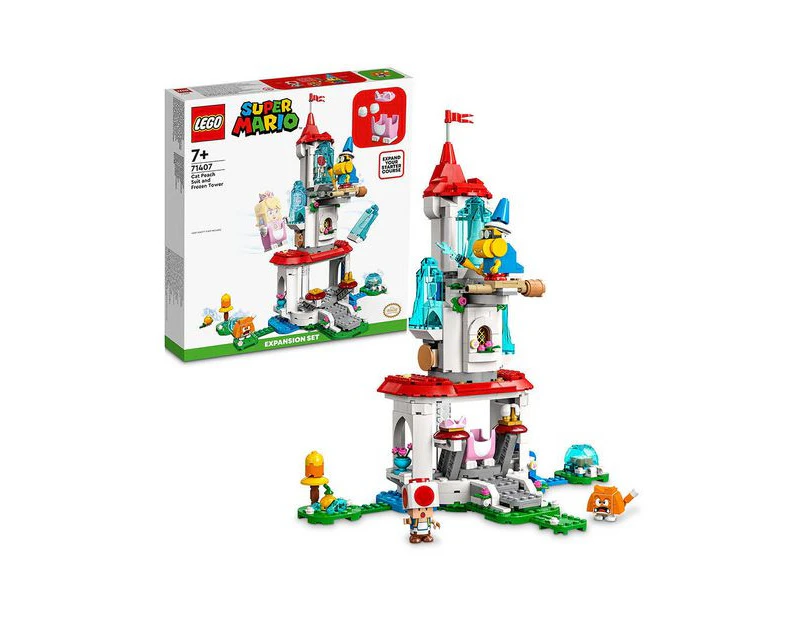 LEGO Super Mario Cat Peach Suit and Frozen Tower Expansion Set (71407)