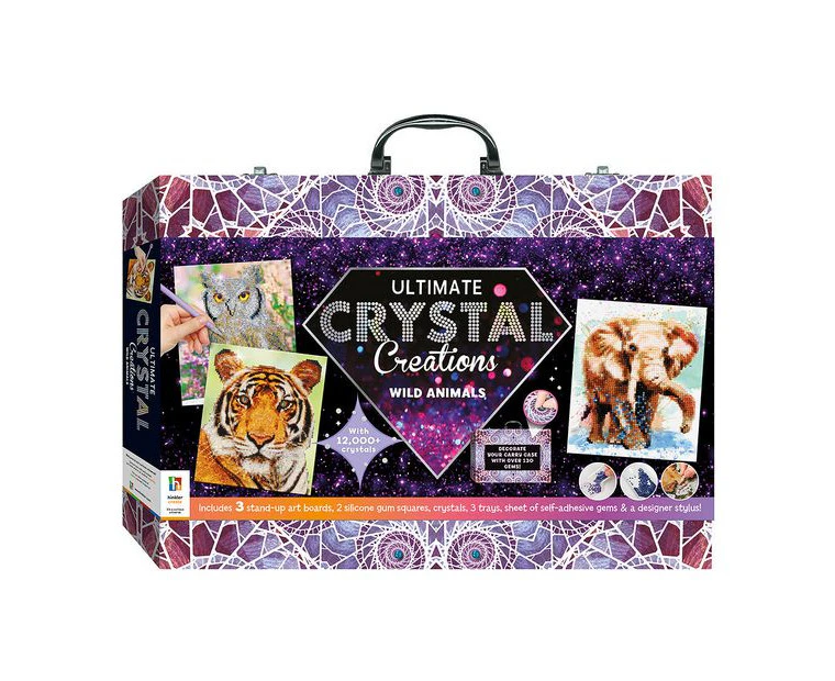 Art Maker Ultimate Crystal Creations Carry Case: Amazing Animals Craft Kit