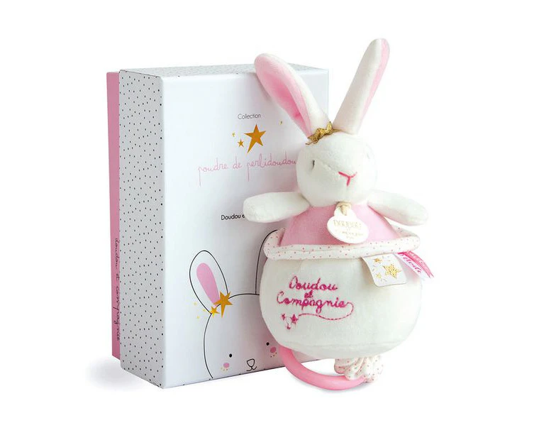 Doudou et Compagnie Bunny Musical Box - Pink - Pink