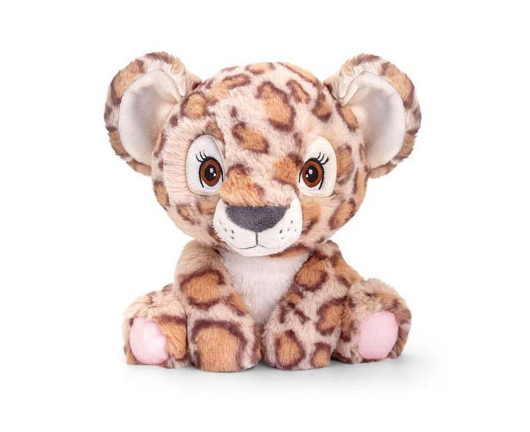 Adoptable World 25cm Leopard Plush Stuffed Animal Kids/Child Soft Toy Brown 0m+