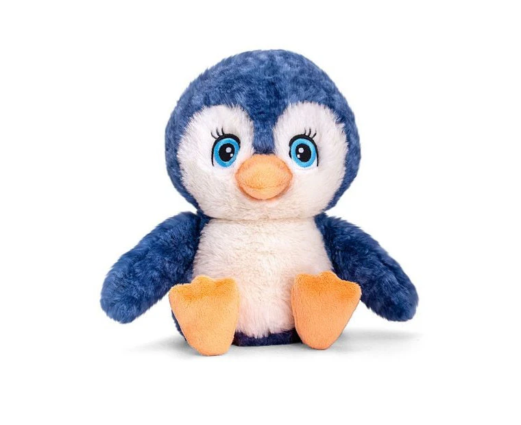 Adoptable World 25cm Penguin Plush Stuffed Animal Kids/Child Soft Toy Blue 0m+