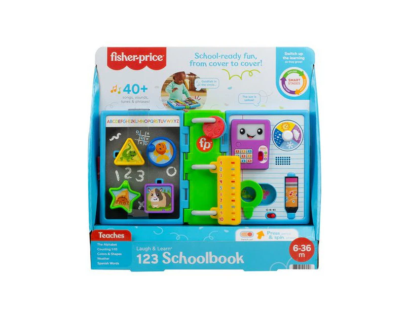 Fisher Price Laugh & Learn 123 Schoolbook