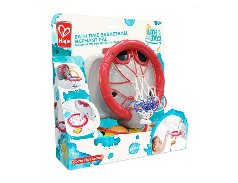 Hape Bath Time Basketball Elephant Pal