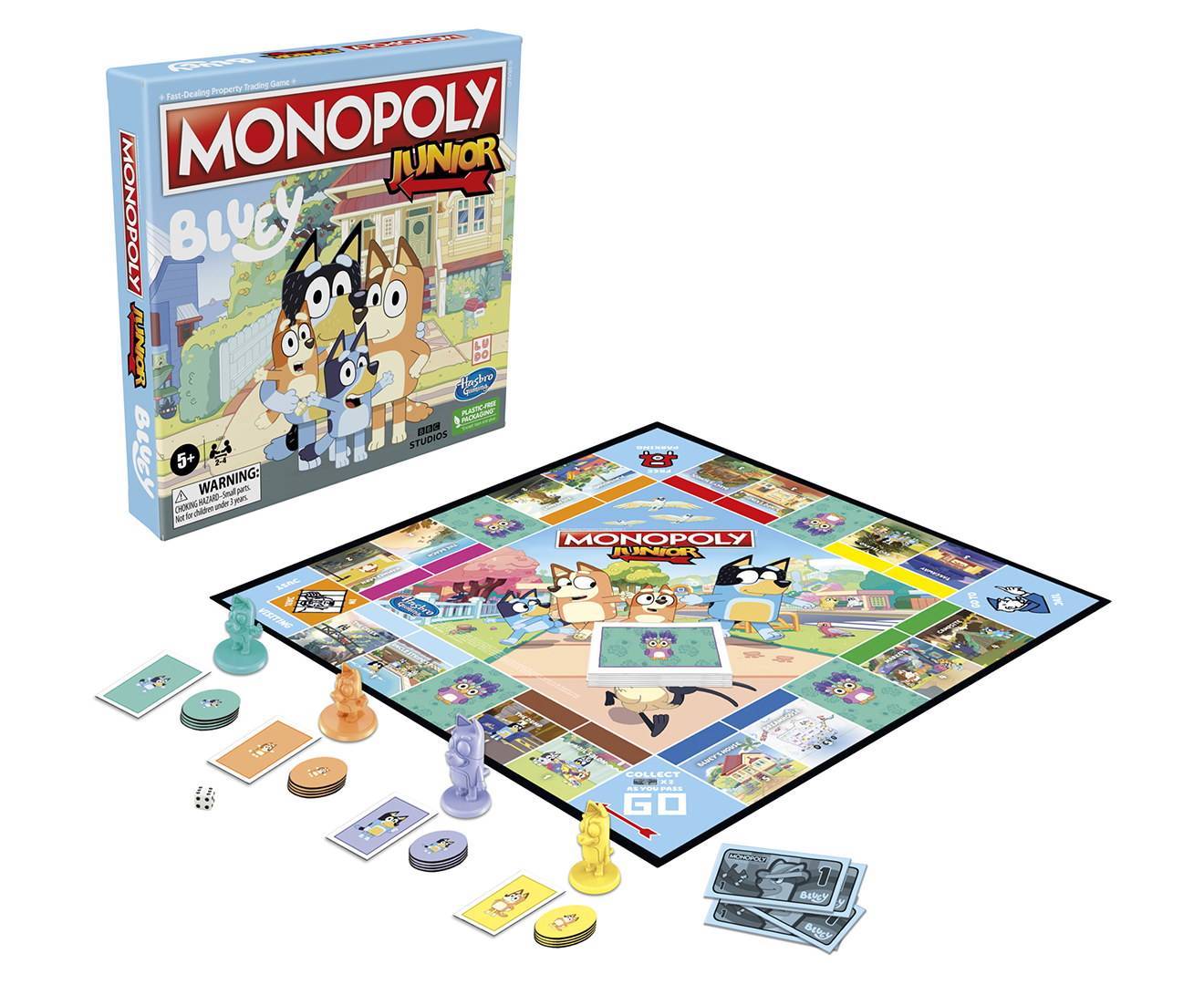 Hasbro Gaming Monopoly Junior: Trucks Edition Board Game, Monopoly Game for  Kids Ages 5+, Kids Board Games for 2-4 Players, Kids Games, Kids Gifts