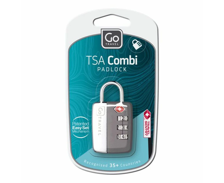 Go Travel TSA Luggage/Suitcase/Bag Combination Digit Security Padlock Assorted