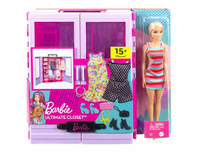 Barbie Fashionistas Ultimate Closet Doll And Accessories HJL66