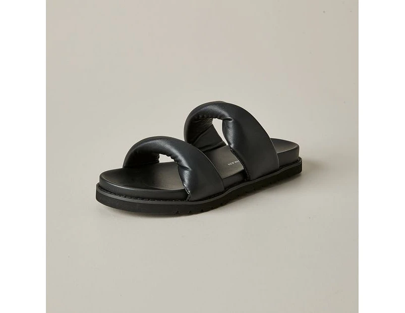 Target Womens Double Band Slides - Maia - Black