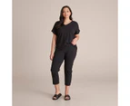 Target Curve Slim Leg 7/8 Length Bengaline Pants - Black