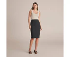 Preview Carrie Bengaline Pencil Skirt - Black