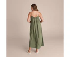 Target Resort Tie Front Maxi Dress - Green