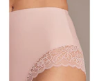 Target Bella Bonded Micro and Lace Full Briefs: Style: LFB99002 - Pink