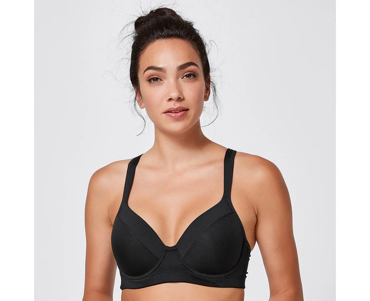 Target Active High Impact T-Shirt Bra - Black