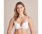 Cotton Push Up Bra; Style: TLGBB080 - White