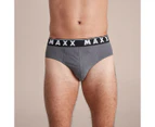 Maxx 5 Pack Hipster Briefs - Grey