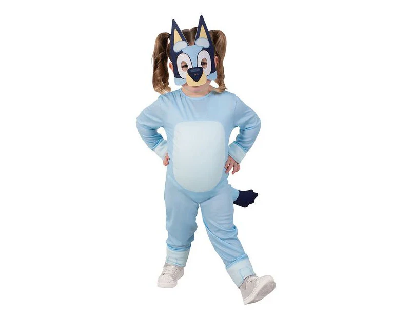 Bluey - Bluey Deluxe Kids Costume - Size Toddler / 18-36 months - Blue