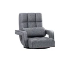 Artiss Floor Lounge Sofa Bed Swivel Grey