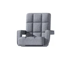 Artiss Floor Lounge Sofa Bed Swivel Grey