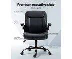 Artiss Executive Office Chair Mid Back Black