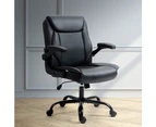 Artiss Executive Office Chair Mid Back Black