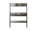 Artiss Computer Desk Bookshelf Storage Grey 100CM