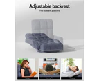 Artiss Floor Lounge Sofa Bed Swivel Charcoal