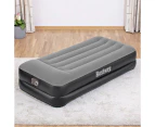 Bestway Air Mattress Single Inflatable Bed 46cm Airbed Black