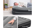 Bestway Air Mattress Single Inflatable Bed 46cm Airbed Black