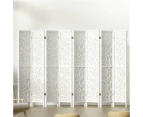 Artiss 8 Panel Room Divider Screen 325x170cm Clover White