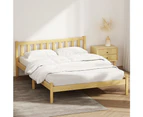 Artiss Bed Frame Double Size Wooden Oak SOFIE