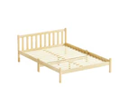 Artiss Bed Frame Double Size Wooden Oak SOFIE