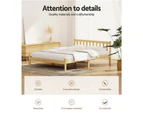 Artiss Bed Frame Double Size Wooden Oak SOFIE