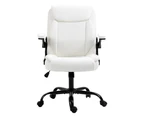 Artiss Executive Office Chair Mid Back White