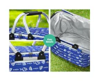 Alfresco Picnic Basket Folding Bag Hamper Food Insulated Cover Storage