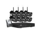 UL-tech Wireless CCTV Security System 8CH NVR 3MP 8 Bullet Cameras 4TB