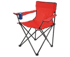 Camping chair, 4 asstd colours