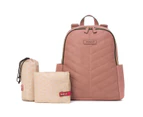 Babymel Gabby Vegan Leather Nappy Backpack - Pink