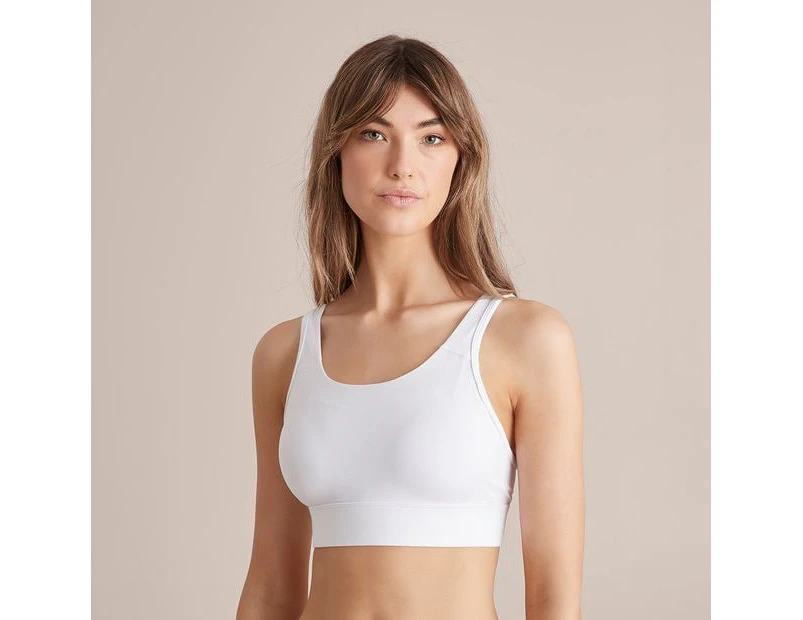 Target Active High Impact Wirefree Sports Bra - White