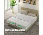 Adjustable Mattress Organizer Fixed Wear-resistant Shatterproof Connect Two Mattresses Stopper Household Supplies White