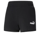 Puma Women's Essential 4" Sweat Training Shorts - Black