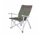 Small size Green Aluminum Alloy Folding Camping Chair Picnic Garden Fishing