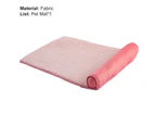 Pet Mat Breathable Comfortable Anti-Slip Breathable Soft Pet Cooling Mat for Home-Pink