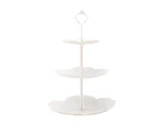 2/3 Tiers Fruit Cake Plate Holder Stand Home Festival Party Dessert Storage Rack-13#