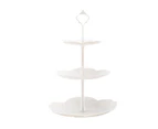 2/3 Tiers Fruit Cake Plate Holder Stand Home Festival Party Dessert Storage Rack-3#