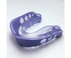 1Pc Teeth Protector Mouth Guard Protective Brace for Adults Basketball Boxing-Purple