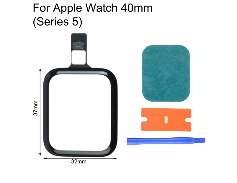 Watch Touch Screen Digitizer LCD Front Glass Cover Replacement with Flex Cable for Apple Watch Series 2/3 4 5 SE Style 3