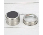 9/12Pcs Stainless Steel Magnetic Spice Jars Cruet Condiment Pot Container Set-12pcs